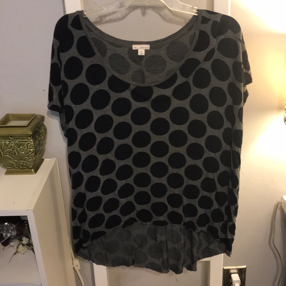 Hi-low blouse
